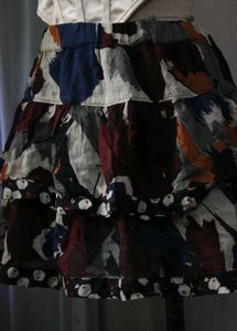 Tiered Mini Skirt