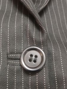 Black Blazer White Lines