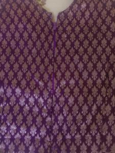 Ethnic Purple Blouse