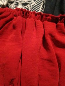 Red Off-Shoulder Top