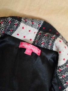 Cute Plaid Girls Coat