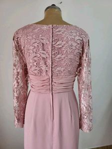 Elegant Pink Maxi Dress