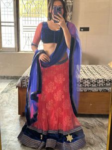 Velvet Fish Cut Lehenga Set 🔥❤️