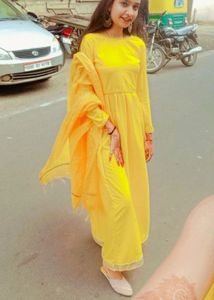 Yellow Colour Kurta