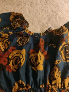 Floral Print Mini Dress