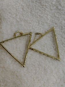 Triangle Crystal Earrings