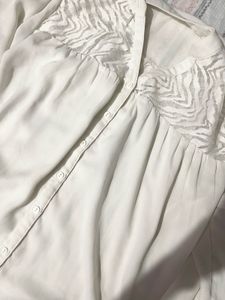 Elegant White Lace Top