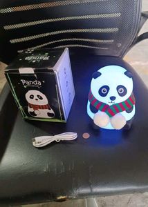 Panda 7-Color LED Silicone Touch Lamp (1 Pc)