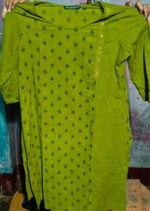 Green Printed women kurta