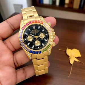 ROLEX RAINBOW DAYTONA MENS PREMIUM QUALITY WATCH