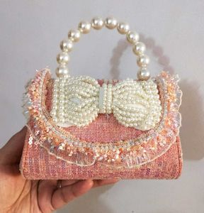 Pearl Embellished Clutch