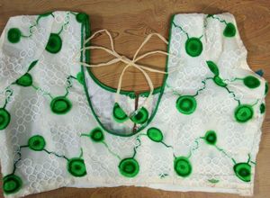 Bandhani Saree With Readymade Blouse💚