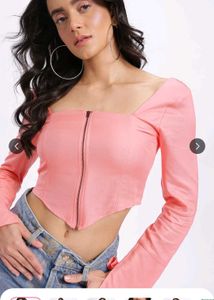 Peach Corset Top