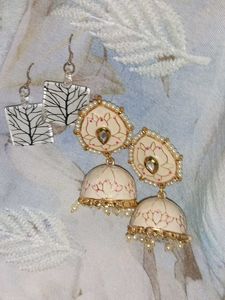 Earrings Jhumkas Set