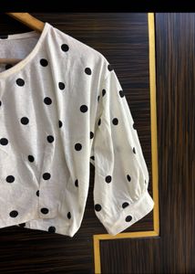 Polka Dot Crop Top