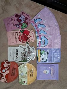 TonyMoly MINISO FACE &amp; HAIR  Mask Bundle
