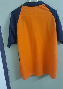 Orange Black Sports T-shirt