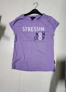 Forever 21 Lavender Love T Shirt