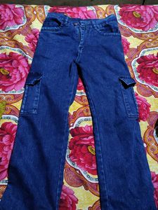 Blue Cargo Jeans