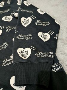 CDG PLAY Heart Print Hoodie