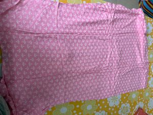 Pink Embroidered Kurti