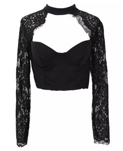 Sleek Black Crop Top