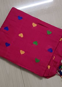 Soft Cotton Love Design Saree