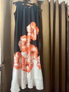 Floral Print Maxi Dress