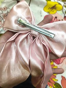 Pink Bow Hair Accessory