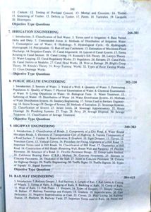 Its A Civil Engineering Conventional And Objective Type Book For Prepration Or U.P.S.C. (Engg. Services) IAS  and Central Or State Level Assistant Engineer And Junior Engineer Job Exam Book