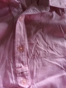 Pink Polo Shirt - Size L