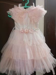 Pink Girls Party Dress