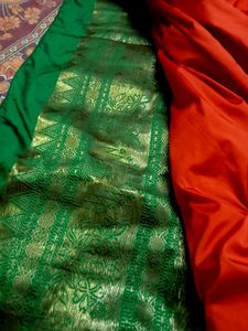 gold  Banarasi Saree