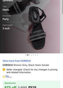 Corsica Women Grey Black Sandal