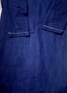 Elegant Navy Blue Kurta Set