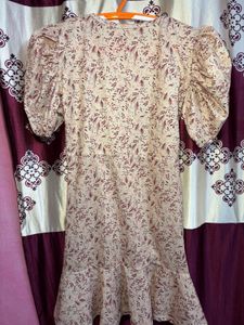 Floral Print Bodycon Mini Dress