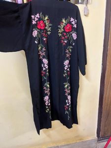 Floral Embroidered Kimono