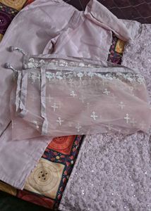 Kurta Set With Beautiful NET Dupatta