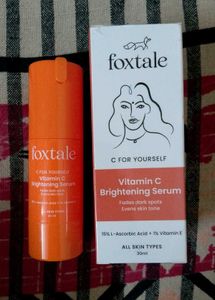 Foxtale combo face wash and vitamin c serum