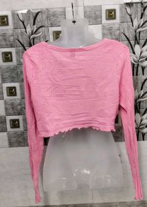 Pink Crop Top