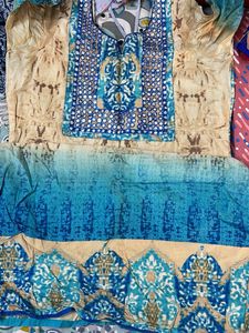 Elegant Mirror work Kurta