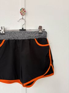 Black &amp; Orange Shorts