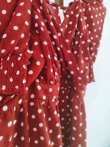 Women Red Frock