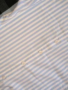 Striped Button-Up Shirt/ ITS fitted shirt for wome
