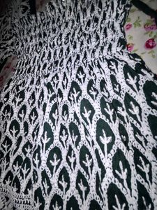 Black Chikankari Top