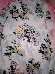 Floral Print Asymmetrical Dress