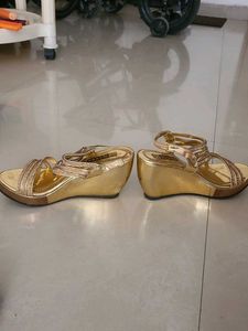 Golden Flats &amp; Sandals
