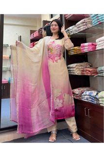 Floral Kurta Set Totally New