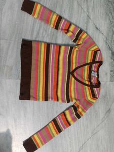 Striped Knit Sweater