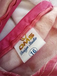 Pink Dress with Fur Bolero